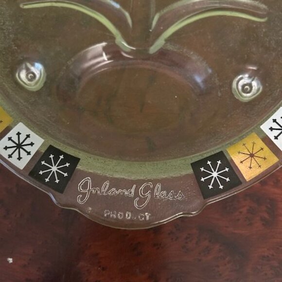 Groovy Vintage Meat/Serving Platter with warming stand - Picture 4 of 4